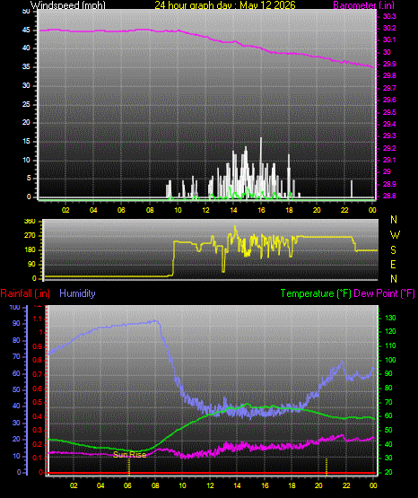24 Hour Graph for Day 12