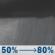 Tonight: Rain showers after 8pm. Mostly cloudy, with a low around 44. Northwest wind 6 to 12 mph, with gusts as high as 24 mph. Chance of precipitation is 80%. New rainfall amounts less than a tenth of an inch possible. Tonight: Rain Showers