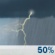 Monday: A slight chance of showers and thunderstorms before 8am, then a chance of showers and thunderstorms between 8am and 11am, then a chance of showers and thunderstorms. Mostly cloudy, with a high near 84. Southwest wind 7 to 12 mph, with gusts as high as 22 mph. Chance of precipitation is 50%. New rainfall amounts between a quarter and half of an inch possible. Monday: Chance Showers And Thunderstorms